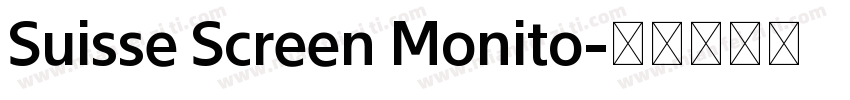Suisse Screen Monito字体转换